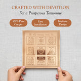 Premium Quality Shree Navgrah Copper Yantra