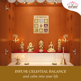 Original Small Navgrah Gold Plated Copper Yantra