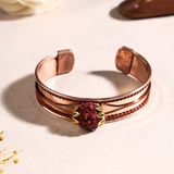 Brown Rudraksha Kada Bracelet – Adjustable Spiritual Wristband