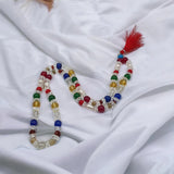 Natural Original Stone Navgrah Navratn Crystal Mala