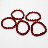 Pack of 5 red Stone Bracelet For Men And Women