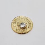 Energized Shukra Yantra Stone for Pooja,Original Shree Shukra Yantra Circular Plate with Small Size Stone,Pure Copper Shukra Yantram Numerology for Good Luck