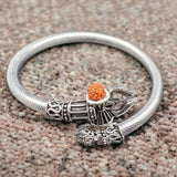 Silver Bahubali Kada for Men and Women