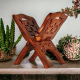 Brown Premium Wooden Book Stand