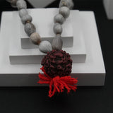 Pack Of 3 Combo Natural Vaijanti Mala With Original Rudraksha And Silver Parad Shivling