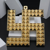 Copper Swastik Pyramid Vastu Yantra for Door Entrance, Golden Swastik Pyramid for Home Office Shop Factory, Mandir, Religious Holy Swastik for Positivity, Prosperity and Success