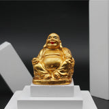 Golden Laughing Buddha Statue
