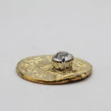 Energized Shukra Yantra Stone for Pooja,Original Shree Shukra Yantra Circular Plate with Small Size Stone,Pure Copper Shukra Yantram Numerology for Good Luck