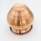 Tambe Ka Lota for Puja Big Size Temple Use, Kumkuma Kalash for Diwali, Pooja, Festival, Home Decoration, Brown Copper, Vessel for Drinking Water Karwachauth Poojan Article (1 Pcs)