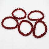 Pack of 5 red Stone Bracelet For Men And Women