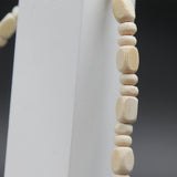 Jai Shree Bhageshwar Dham Pure Wooden Carving White Beads Tulsi Mala