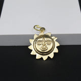 Tambe Ka Suraj 4 Inches | Copper Suraj for Wall Hanging at Home & Office | Decoration Item for Good Luck