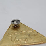Effective Ketu Yantra Plate For Home,Original Ketu Mani Stone,Cat Eye Ketu Yantra With Lehsunia Stone Gold Plated For Pooja,Square Shape Ketu Yantra Blessed Energized With Box