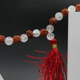 Original Rudraksha With Sphatik Mala