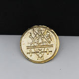 Shree Chandra Yantra With Moti Pearl Stone Gold Plated For Pooja,Original Chandrakanta Stone Vastu For Wallet,Moon White Yantra Stone Business Good Luck