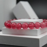 Pink Crystal Gem Stone Aesthetic Bracelet