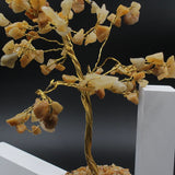 Aventurine Yellow Stone Crystal Tree for Home Decor