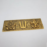 Shank Chakra Namah Stand | Gold Plated Antique Decoration Item for Car, Home & Office | Best Quality Home Decor Item