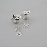 Combo of Naag Nagin Kachua Machh Set of Silver