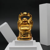 Golden Laughing Buddha Statue