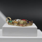 Navratna Locket Men and Women, (Rectangular)