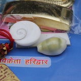 Shree Ganga Chalisa Combo Set, Ganga Chalisa Pooja with Ganga Kavach Ganga Strot Ganga Arti Puja Items Samagari Articles