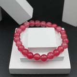 Pink Crystal Gem Stone Aesthetic Bracelet
