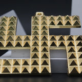 Copper Swastik Pyramid Vastu Yantra for Door Entrance, Golden Swastik Pyramid for Home Office Shop Factory, Mandir, Religious Holy Swastik for Positivity, Prosperity and Success