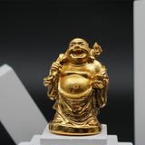 Golden Laughing Buddha Statue