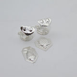 Combo of Naag Nagin Kachua Machh Set of Silver