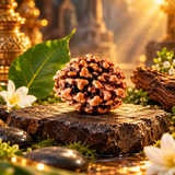 5 Mukhi Natural Rudraksha Lab Certified in yellow packiging (2.53g)