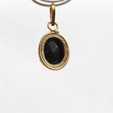 Black Upratna Stone Locket