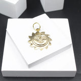 Tambe Ka Suraj 4 Inches | Copper Suraj for Wall Hanging at Home & Office | Decoration Item for Good Luck