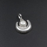 Moti chandra silver locket