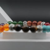 7 Chakra Multicolor Yoga Stretchable Bracelet