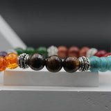 7 Chakra Multicolor Yoga Stretchable Bracelet