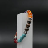7 Chakra Multicolor Yoga Stretchable Bracelet