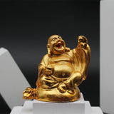 Golden Laughing Buddha Statue
