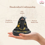 Adiyogi Matte Black Statue for Car Dashboard & Table | Decorative Showpiece & Gift Product | Lord Shiva Statue