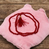 Natural Red Moonga Mala