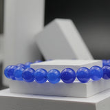 Blue Crystal Gem Stone Aesthetic Bracelet