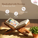 Brown Premium Wooden Book Stand