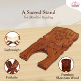 Brown Premium Wooden Book Stand