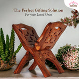 Brown Premium Wooden Book Stand