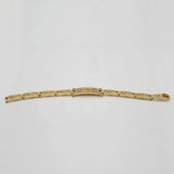 Brass Golden Chain Om Bracelet