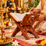 Brown Premium Wooden Book Stand