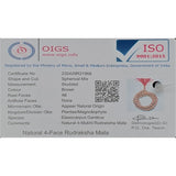 Certified 4 Mukhi Nepal 108 Beads Rudraksha Mala