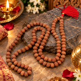 Certified 9 Mukhi 108 Beads Rudraksha Mala