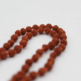 Certified Natural Brown Rudraksha 108 Beads Mala