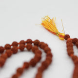 Certified Natural Brown Rudraksha 108 Beads Mala